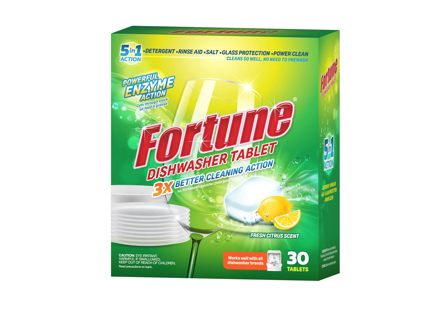 Fortune Dishwasher Tablets 30 Count